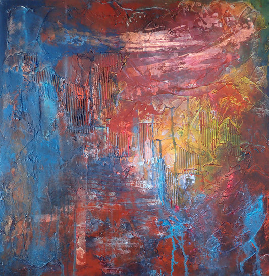 'A Few Moons Back', original painting