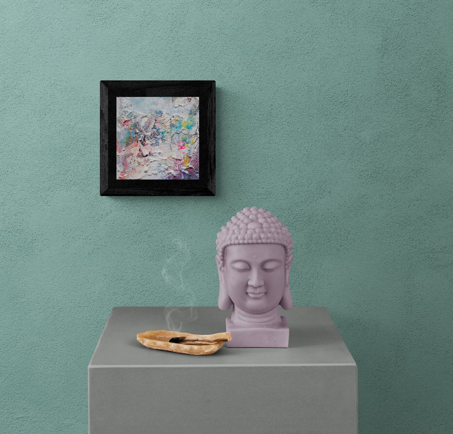 But it feels real - This art is by Kimberli Werner, abstract expressionist artist, based in the UK.