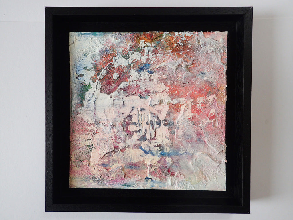 Enough - This art is by Kimberli Werner, abstract expressionist artist, based in the UK.