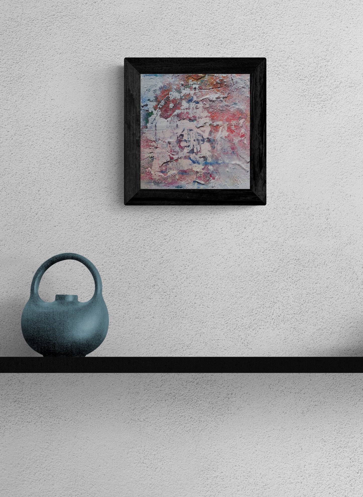 Enough - This art is by Kimberli Werner, abstract expressionist artist, based in the UK.