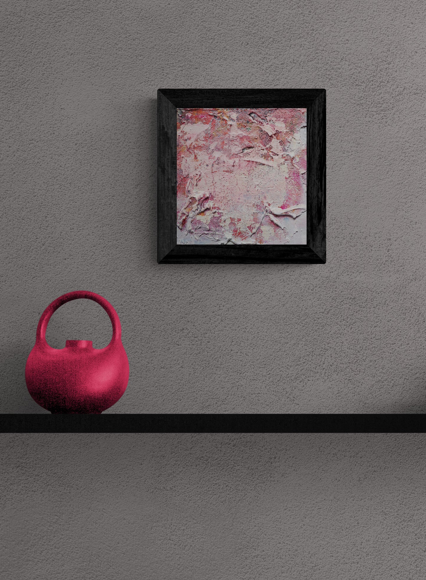 Low Clouds - This art is by Kimberli Werner, abstract expressionist artist, based in the UK.