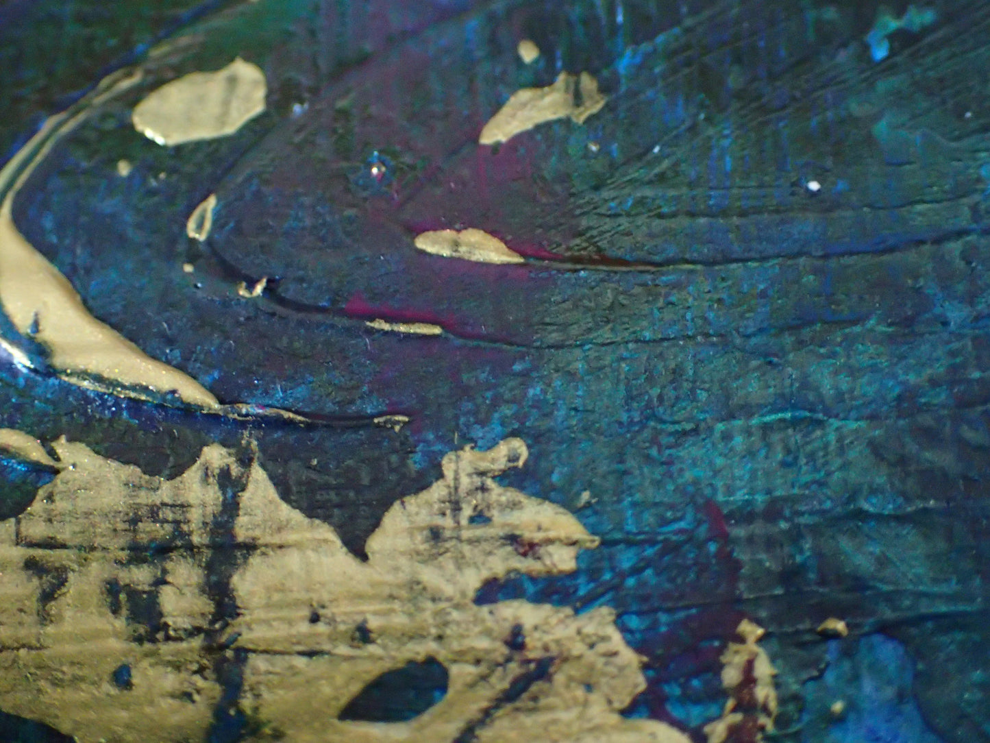 A Day Well Spent - This art is by Kimberli Werner, abstract expressionist artist, based in the UK.