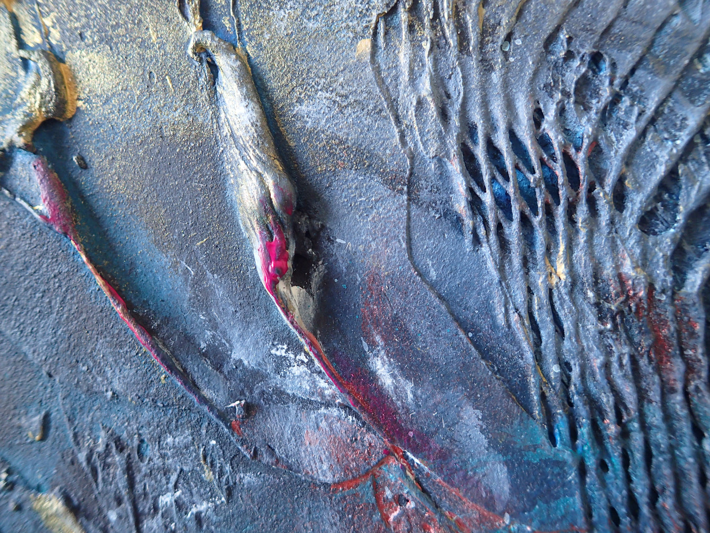 The Wildest of The Wind - This art is by Kimberli Werner, abstract expressionist artist, based in the UK.