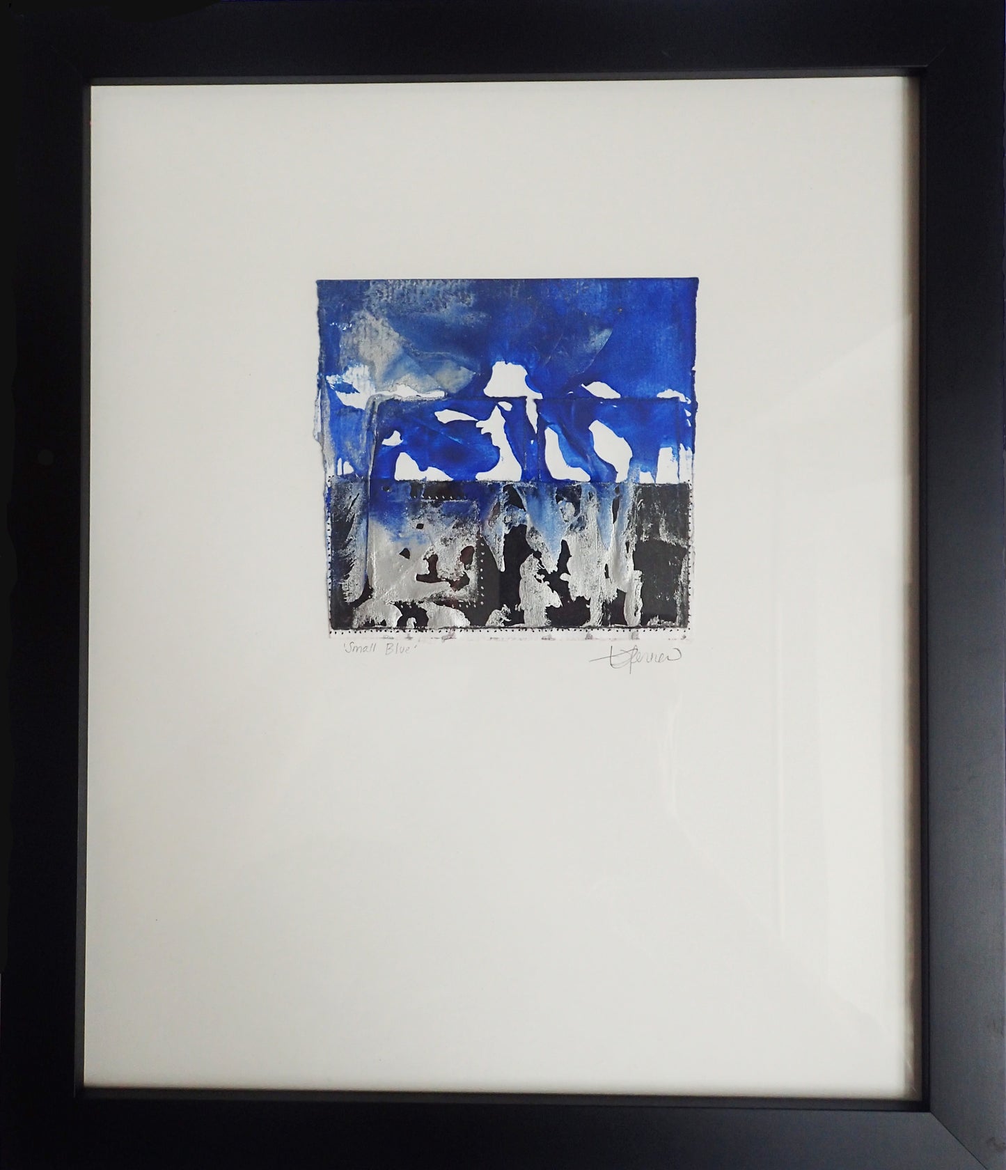 'Small Blue', original painting
