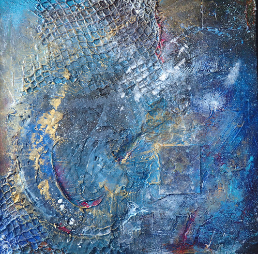 Sunrise - This art is by Kimberli Werner, abstract expressionist artist, based in the UK.