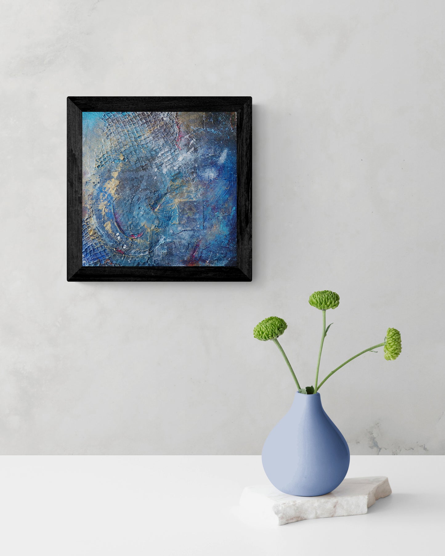 This art is by Kimberli Werner, abstract expressionist artist, based in the UK.