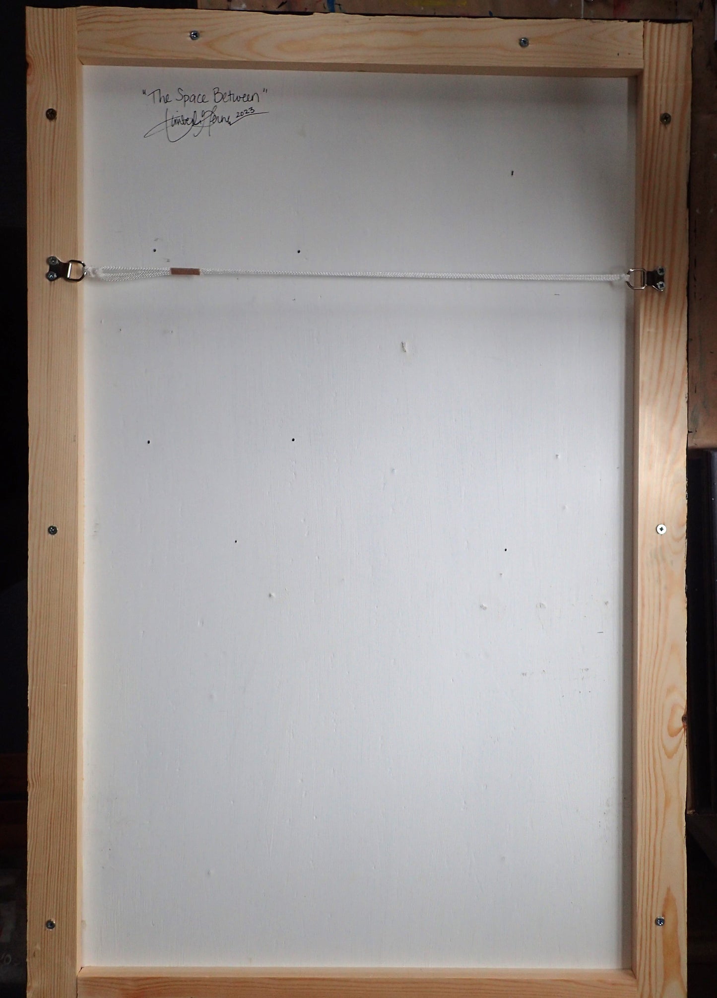 The Space Between - This art is by Kimberli Werner, abstract expressionist artist, based in the UK.