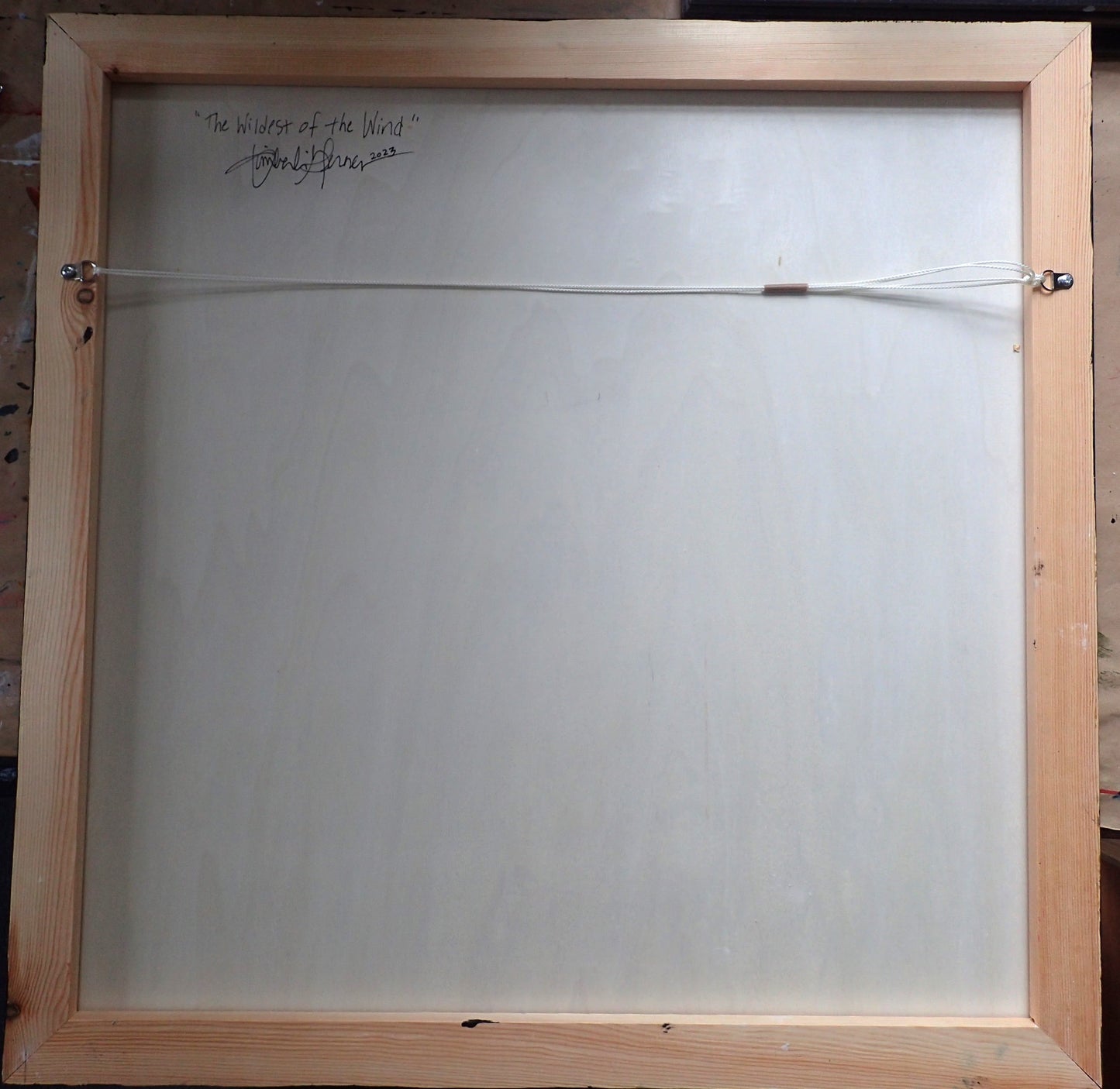 The Wildest of The Wind - This art is by Kimberli Werner, abstract expressionist artist, based in the UK.