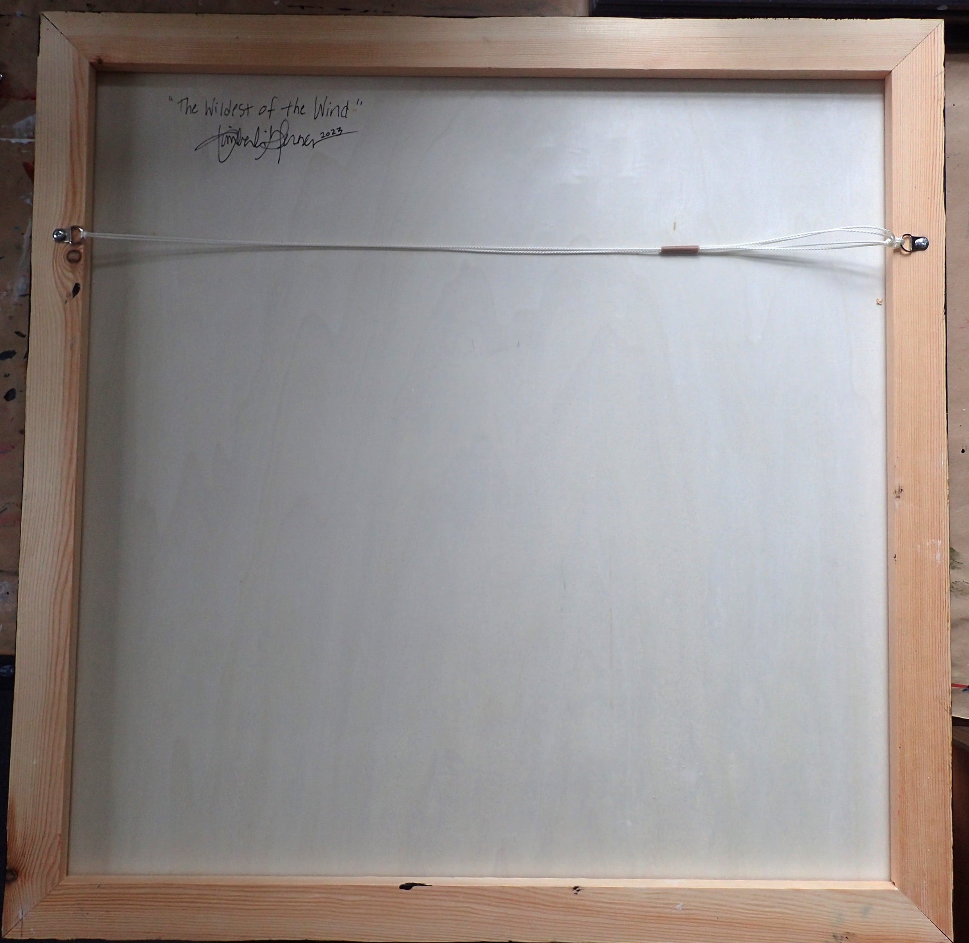 The Wildest of The Wind - This art is by Kimberli Werner, abstract expressionist artist, based in the UK.