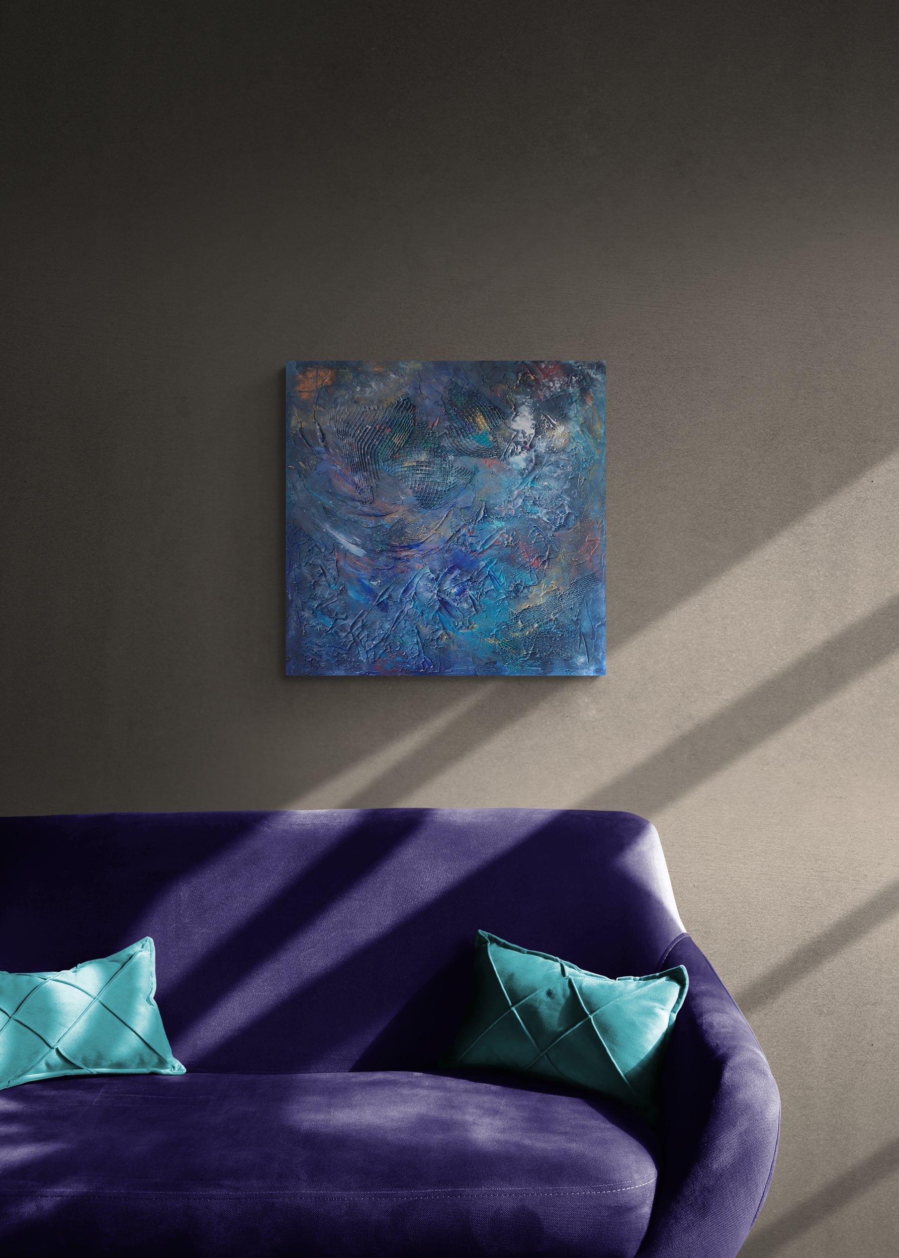 The Wildest of The Wind - This art is by Kimberli Werner, abstract expressionist artist, based in the UK.