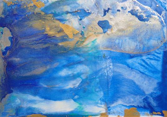 Not of the Natural World - This art is by Kimberli Werner, abstract expressionist artist, based in the UK.