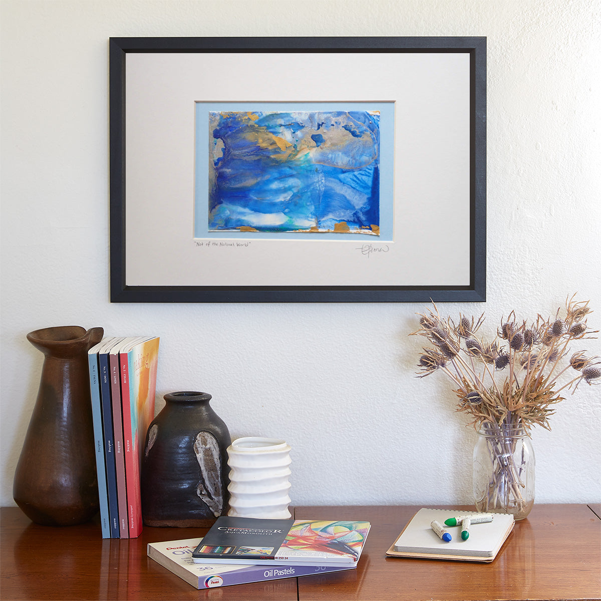 Not of the Natural World - This art is by Kimberli Werner, abstract expressionist artist, based in the UK.