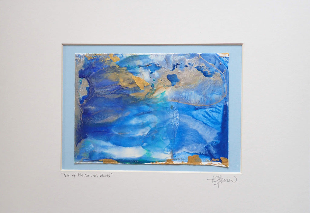 Not of the Natural World - This art is by Kimberli Werner, abstract expressionist artist, based in the UK.