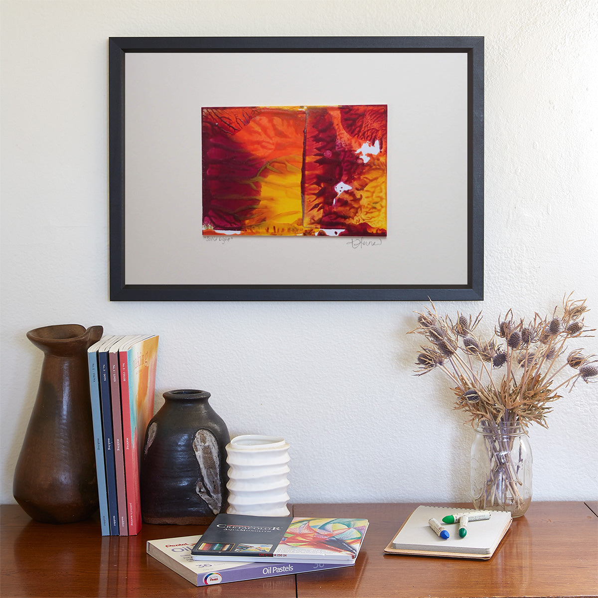 Solid Light - This art is by Kimberli Werner, abstract expressionist artist, based in the UK.