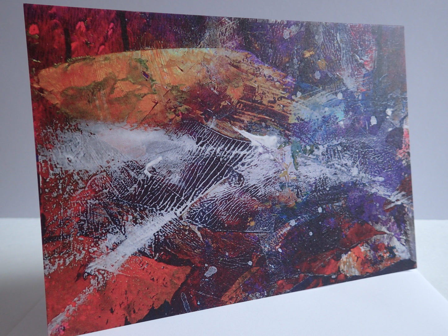 Joy - pack of 5 greetings cards - These greetings cards were printed from original art by Kimberli Werner, abstract expressionist artist, based in the UK.