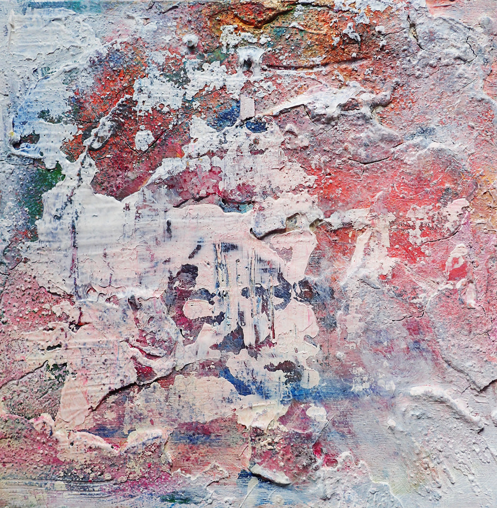 Enough - This art is by Kimberli Werner, abstract expressionist artist, based in the UK.