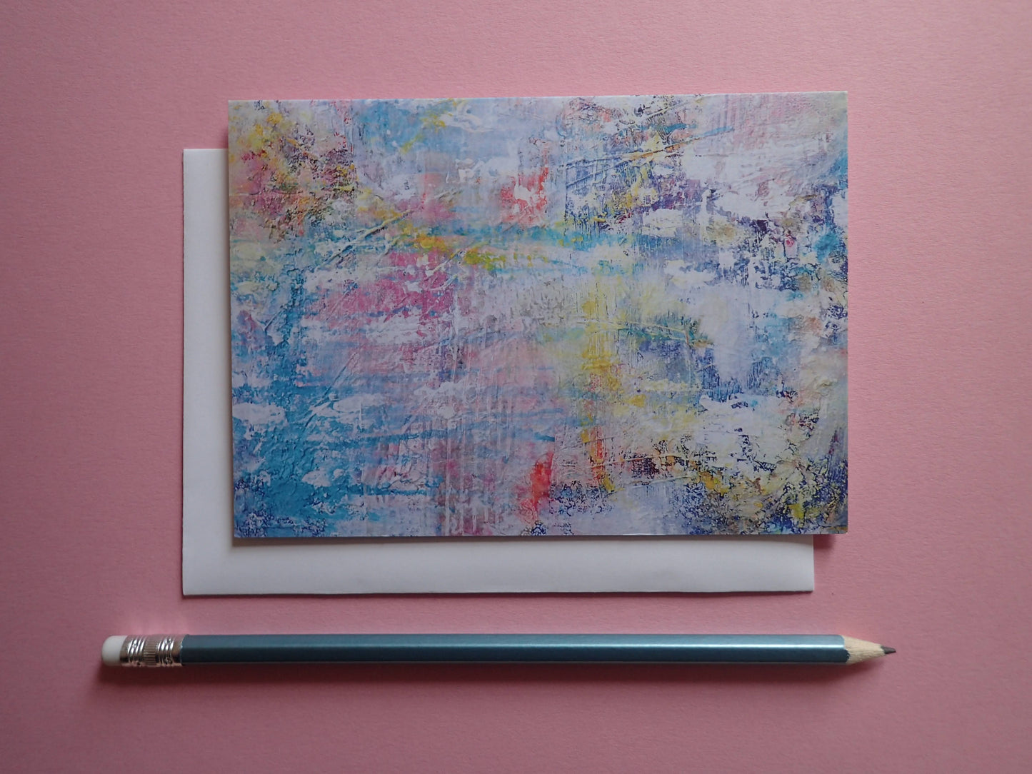Joy - pack of 5 greetings cards - These greetings cards were printed from original art by Kimberli Werner, abstract expressionist artist, based in the UK.