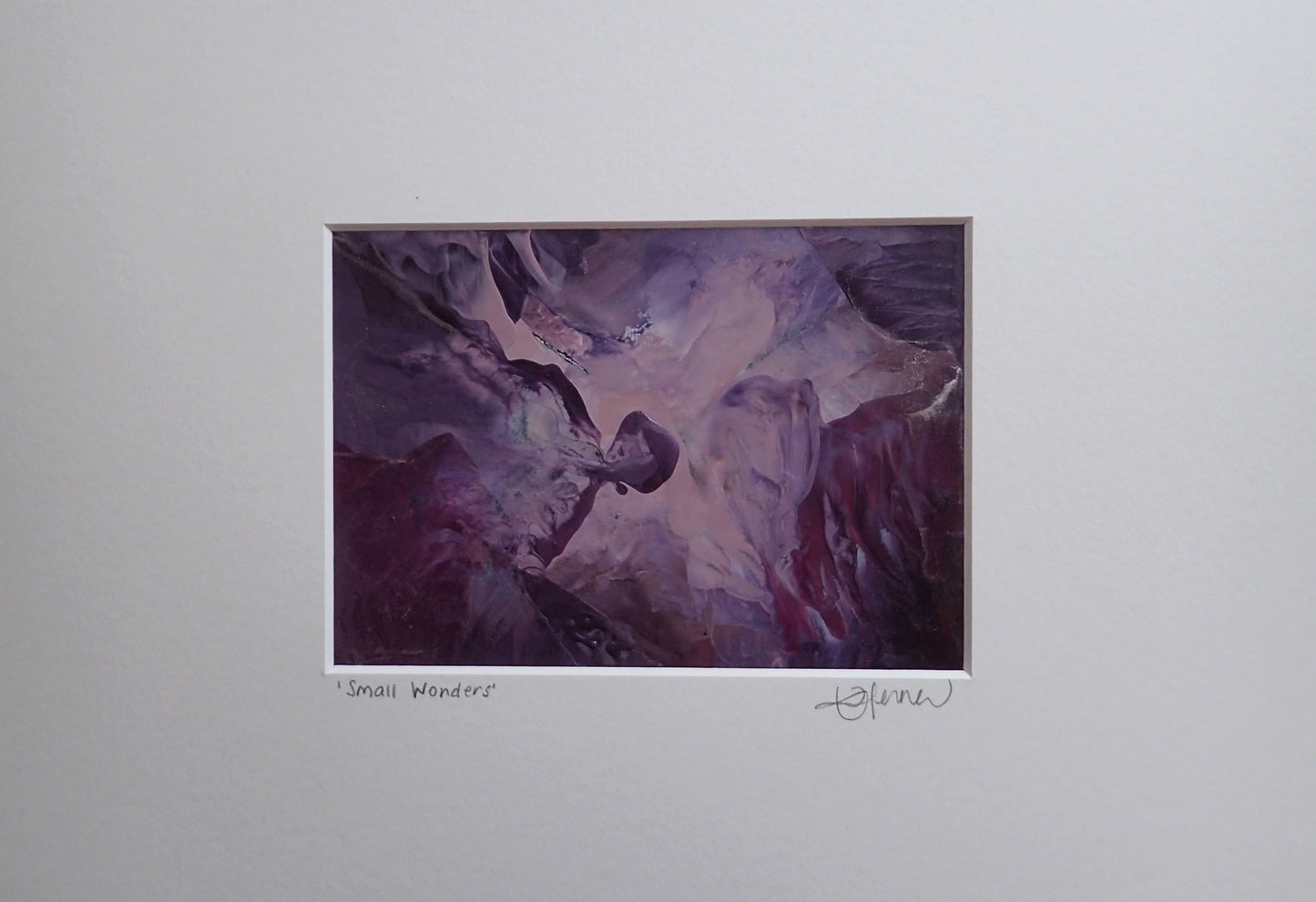 Small wonders - This art is by Kimberli Werner, abstract expressionist artist, based in the UK.