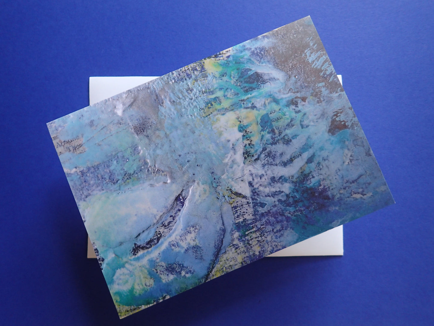 Calm - pack of 5 greetings cards - These greetings cards were printed from original art by Kimberli Werner, abstract expressionist artist, based in the UK.