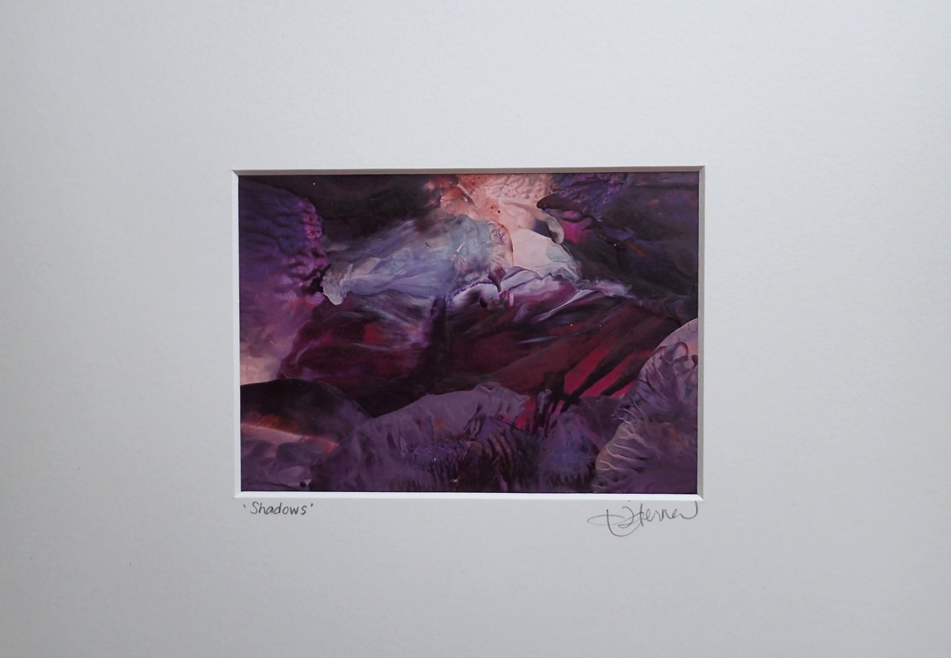 Shadows - This art is by Kimberli Werner, abstract expressionist artist, based in the UK.