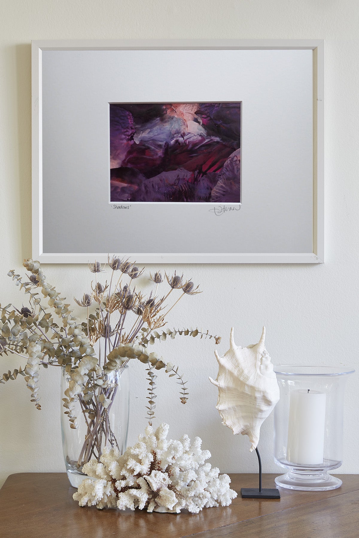 Shadows - This art is by Kimberli Werner, abstract expressionist artist, based in the UK.