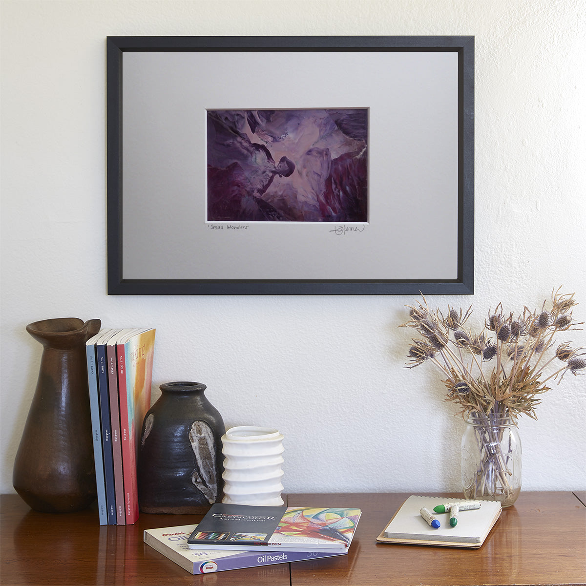 Small wonders - This art is by Kimberli Werner, abstract expressionist artist, based in the UK.