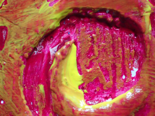 Process : Mixing on the canvas