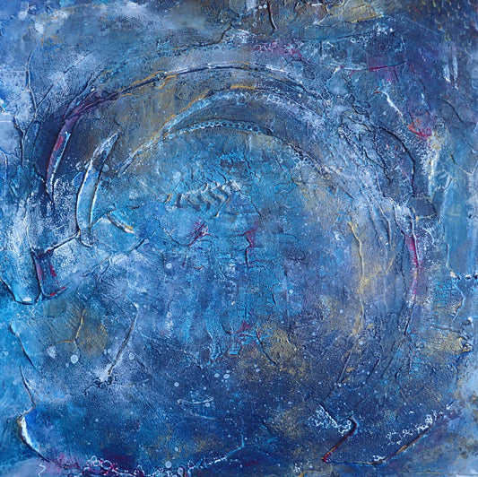 After the Storm - This art is by Kimberli Werner, abstract expressionist artist, based in the UK.