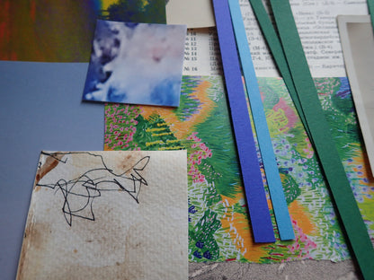 Curated Mixed-Media Collage Bundle 4