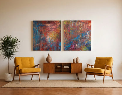 'A Few Moons Back', original painting