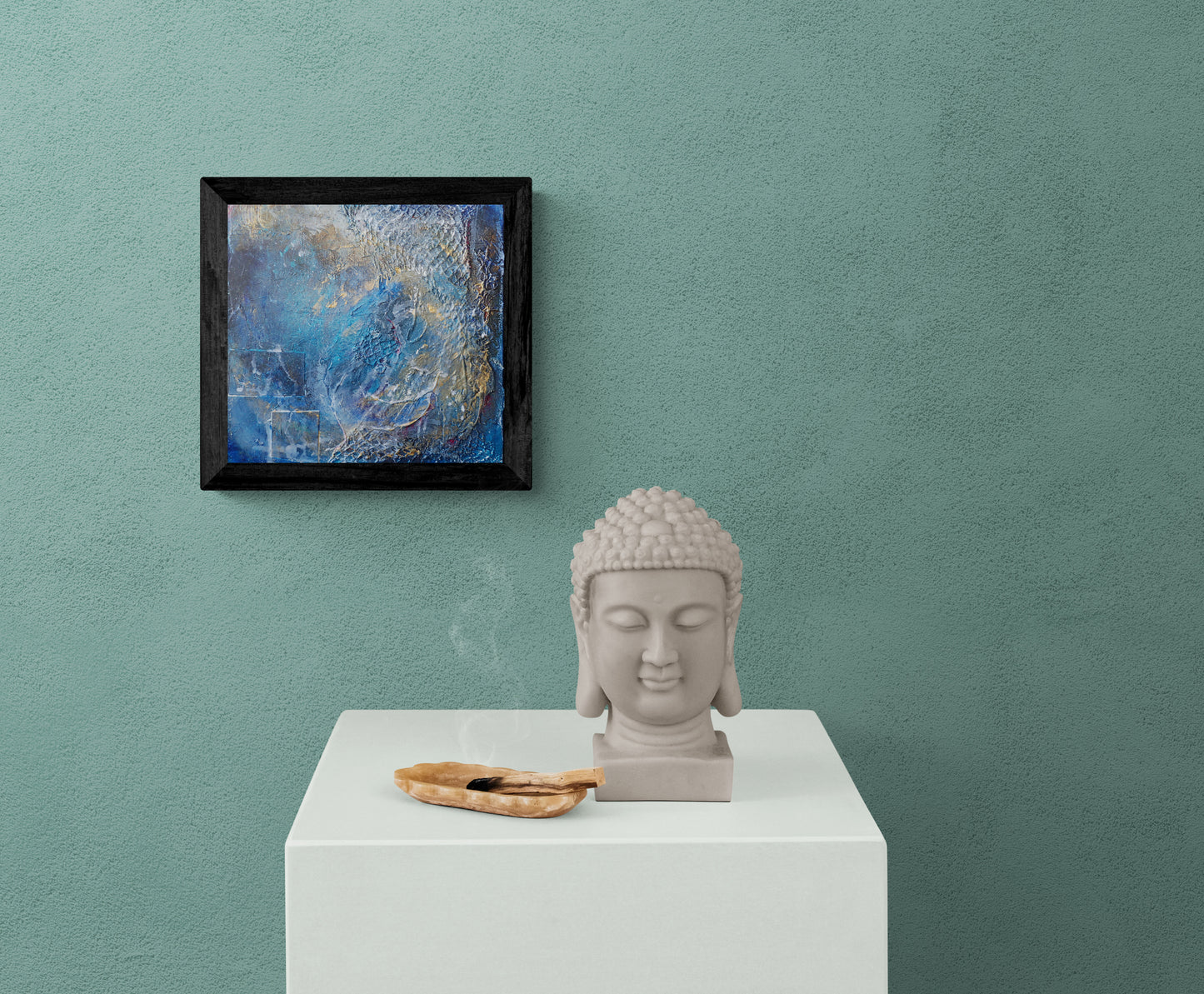 Moonrise - This art is by Kimberli Werner, abstract expressionist artist, based in the UK.