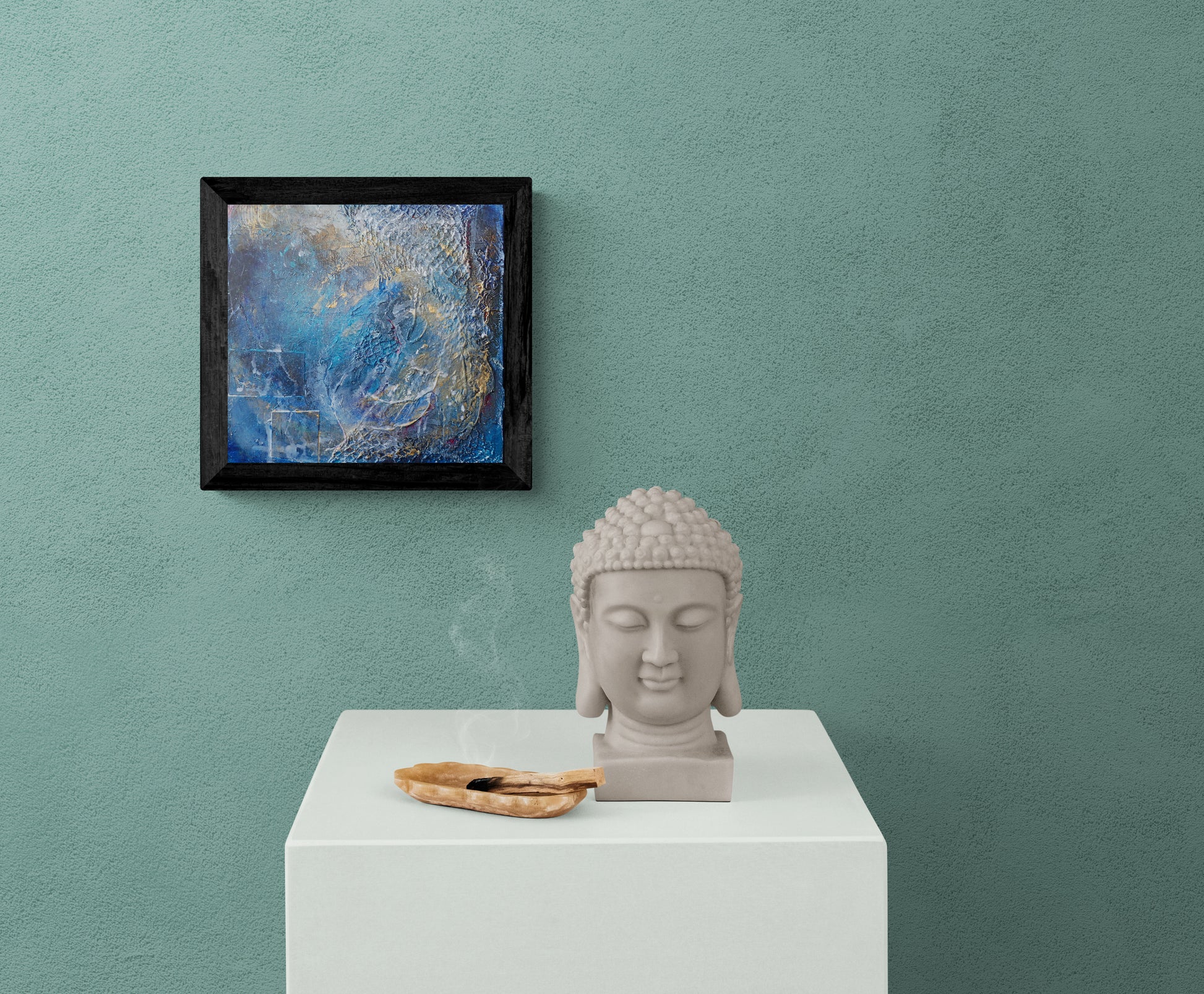 Moonrise - This art is by Kimberli Werner, abstract expressionist artist, based in the UK.