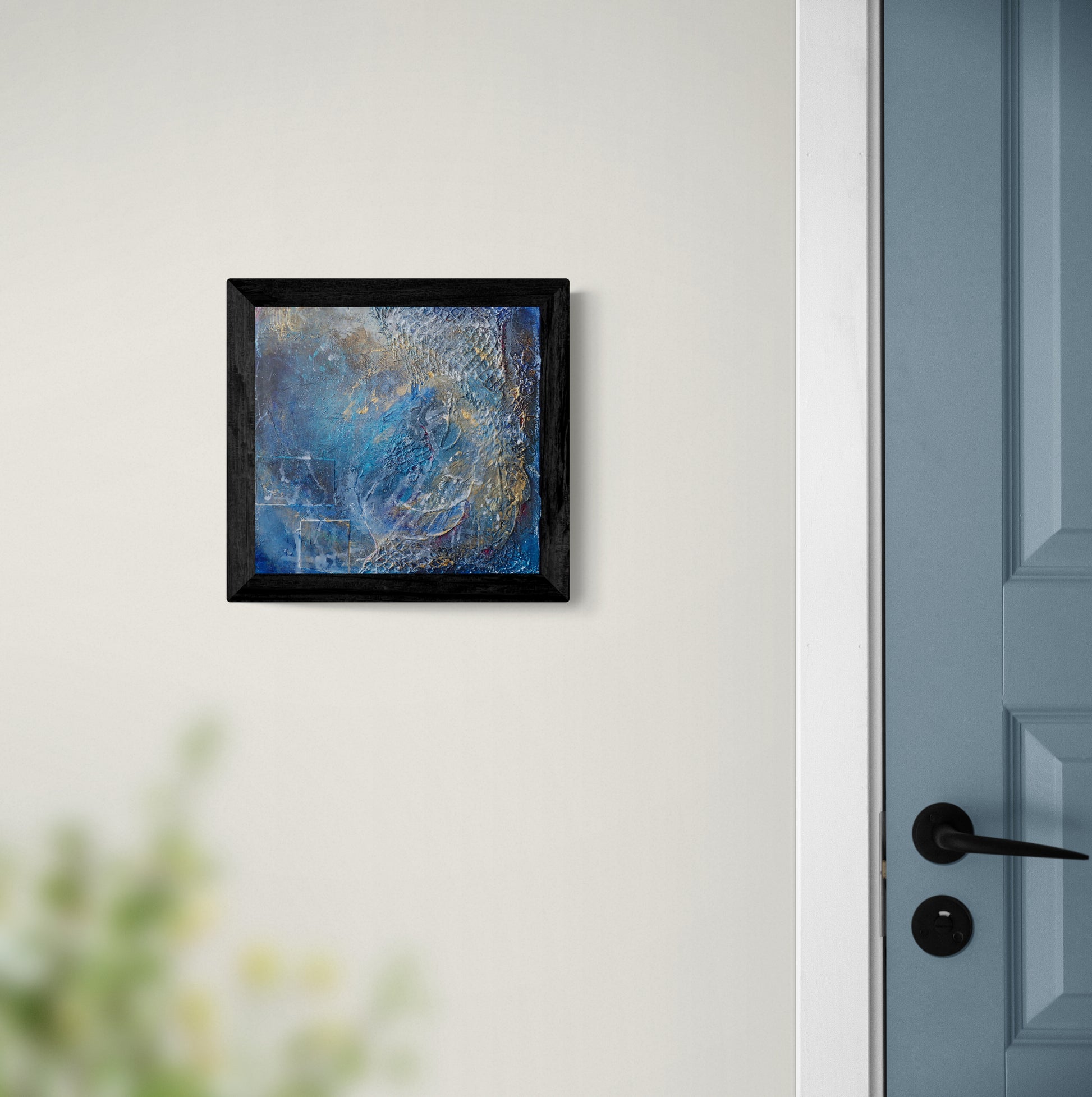 Moonrise - This art is by Kimberli Werner, abstract expressionist artist, based in the UK.