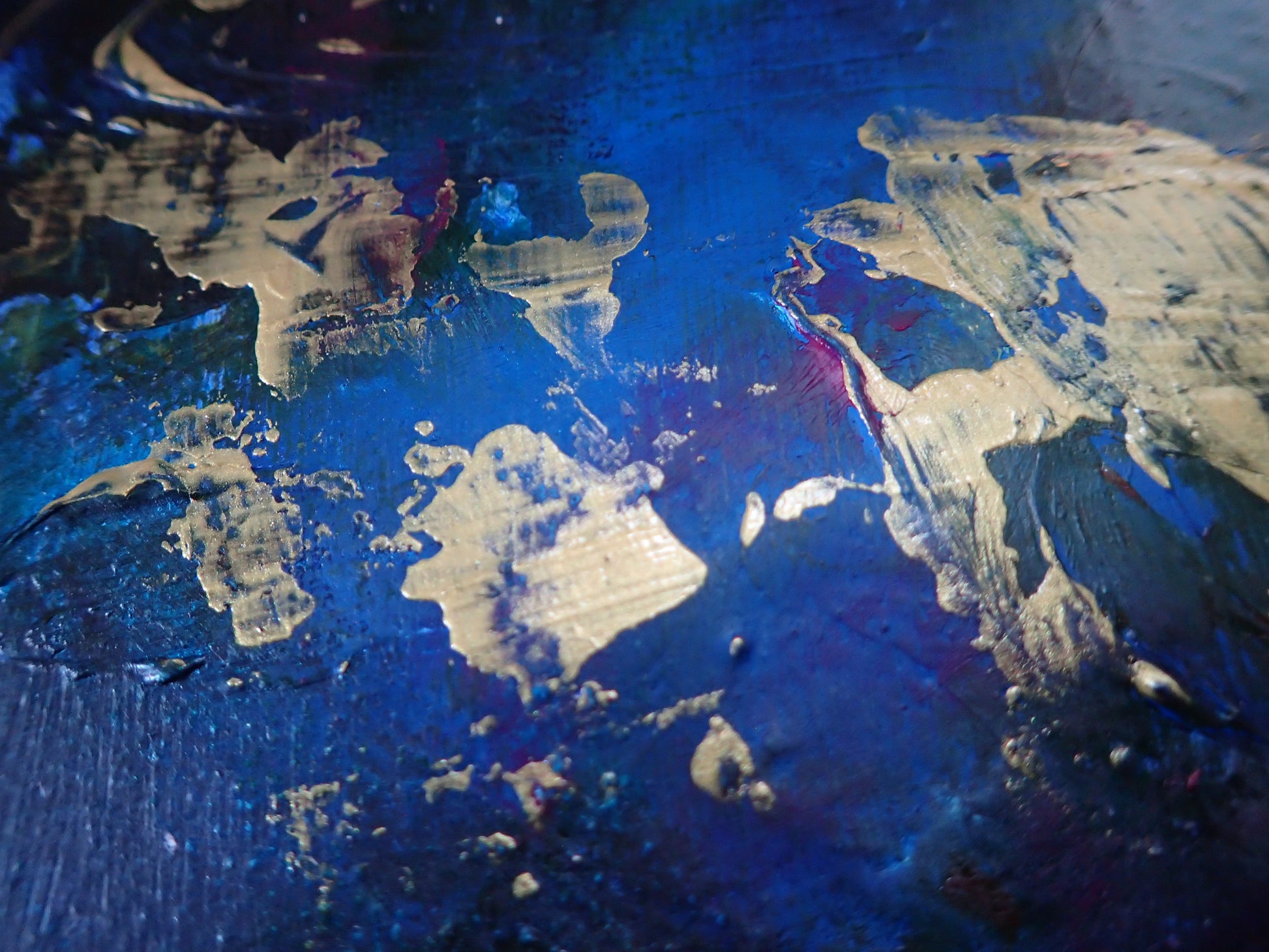 A Day Well Spent - This art is by Kimberli Werner, abstract expressionist artist, based in the UK.