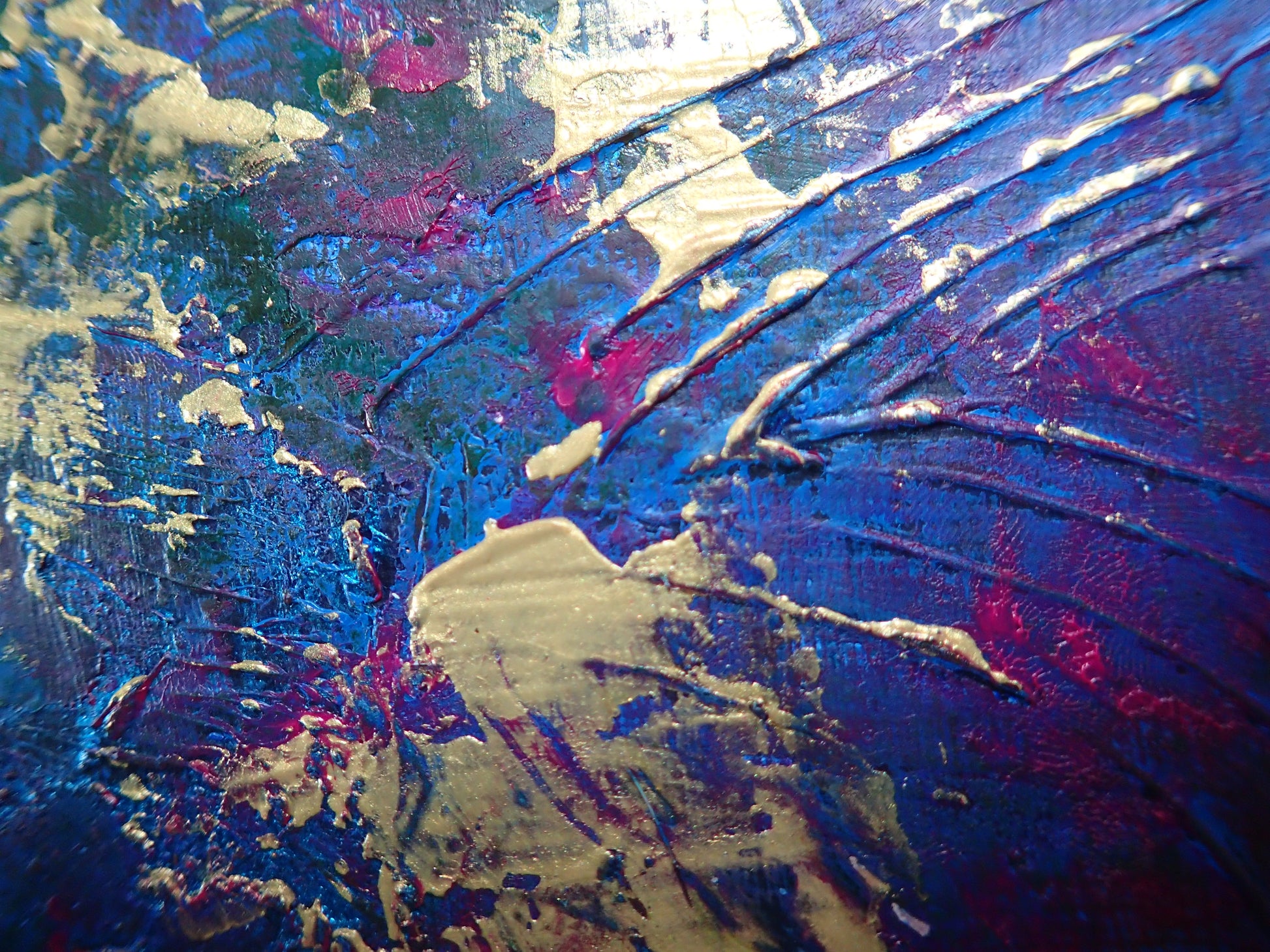 Like Air - This art is by Kimberli Werner, abstract expressionist artist, based in the UK.
