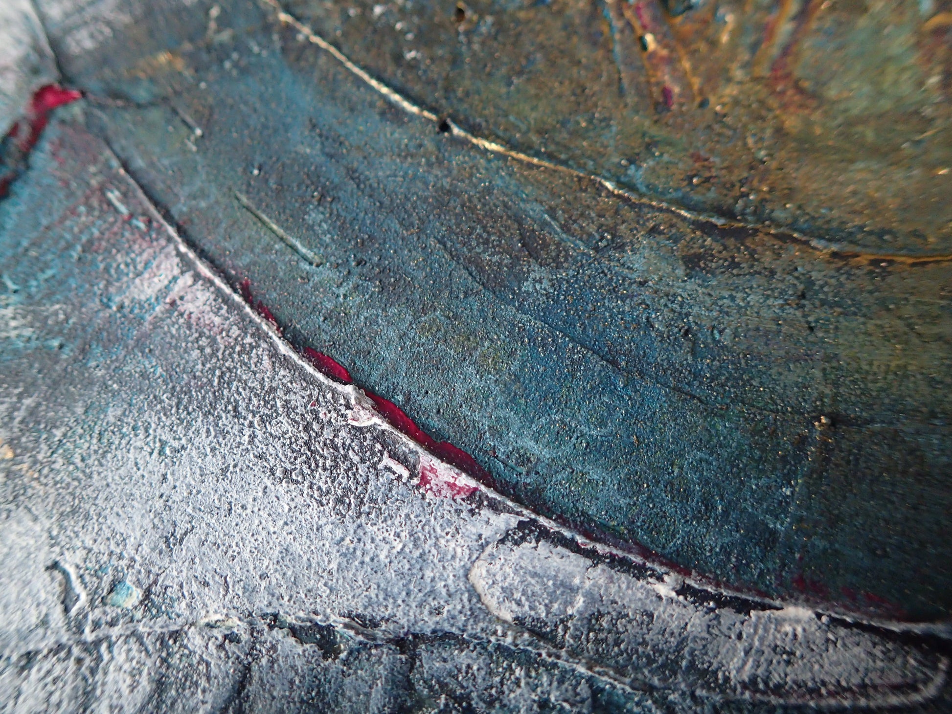 Arc of Darkness - This art is by Kimberli Werner, abstract expressionist artist, based in the UK