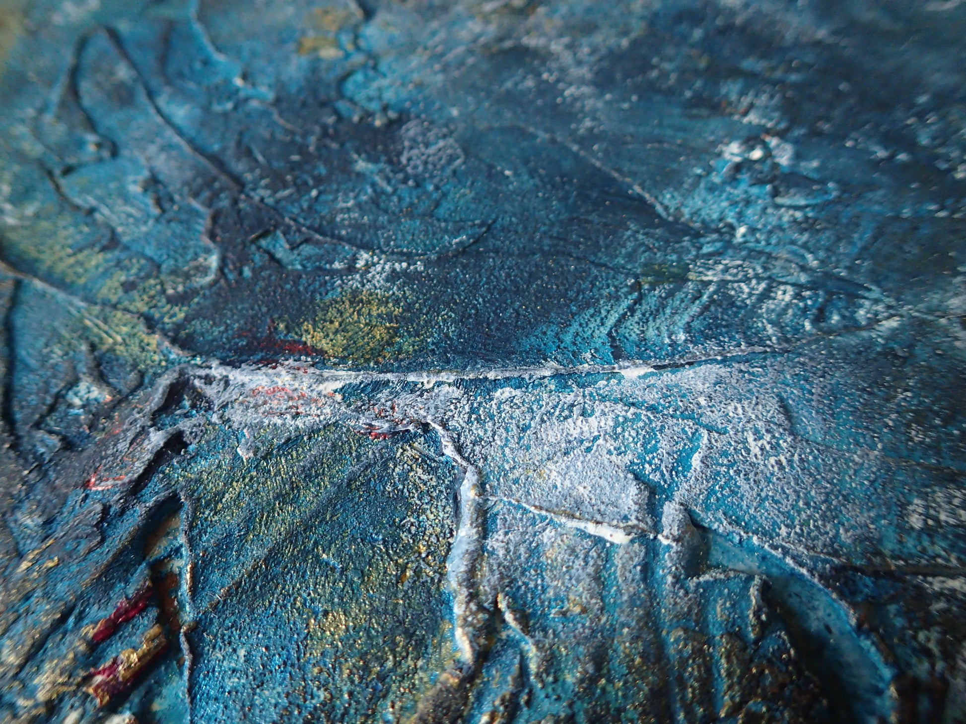 Arc of Darkness - This art is by Kimberli Werner, abstract expressionist artist, based in the UK