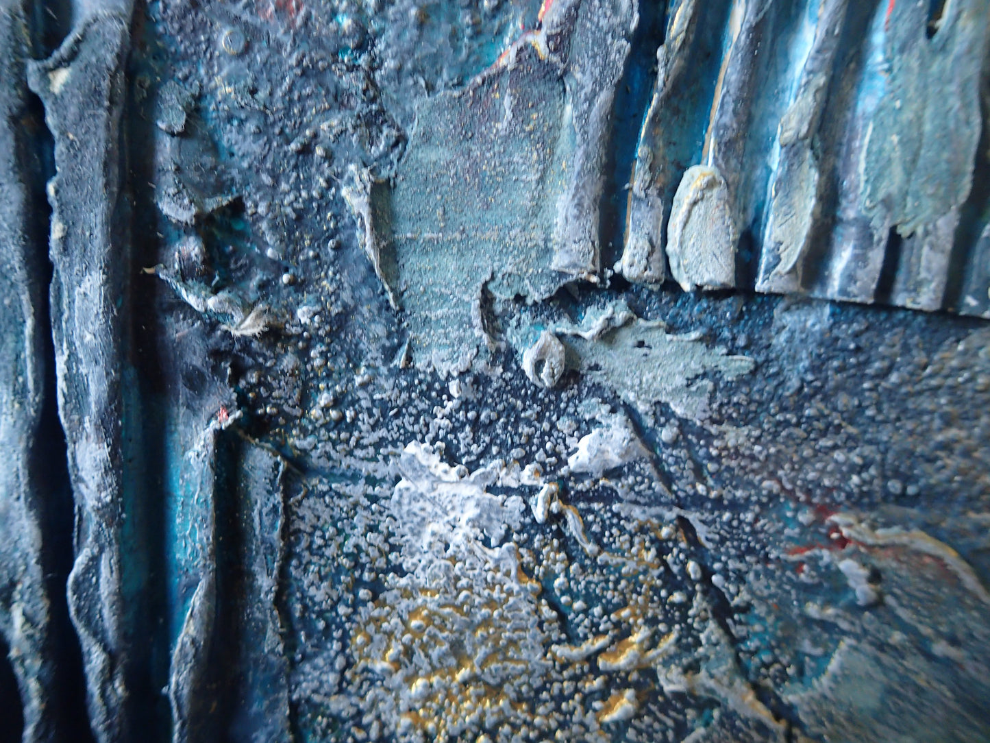 I am Listening - This art is by Kimberli Werner, abstract expressionist artist, based in the UK.