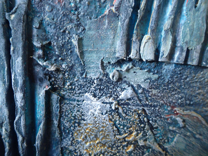 I am Listening - This art is by Kimberli Werner, abstract expressionist artist, based in the UK.