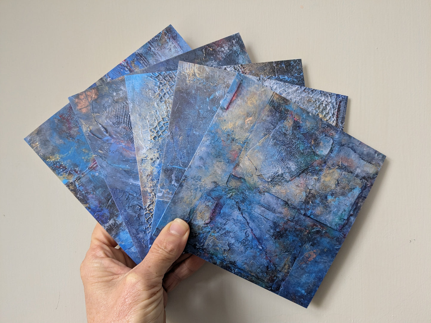 'Cosmos' Set of 5 Greetings Cards