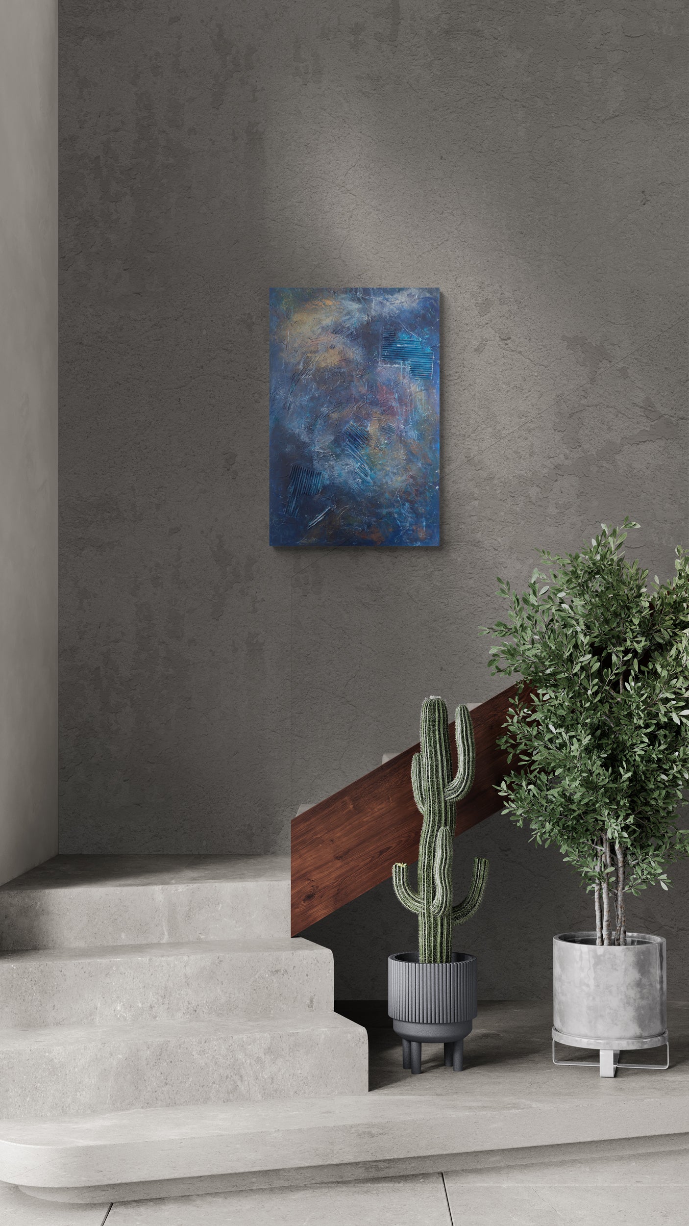 The Space Between - This art is by Kimberli Werner, abstract expressionist artist, based in the UK.