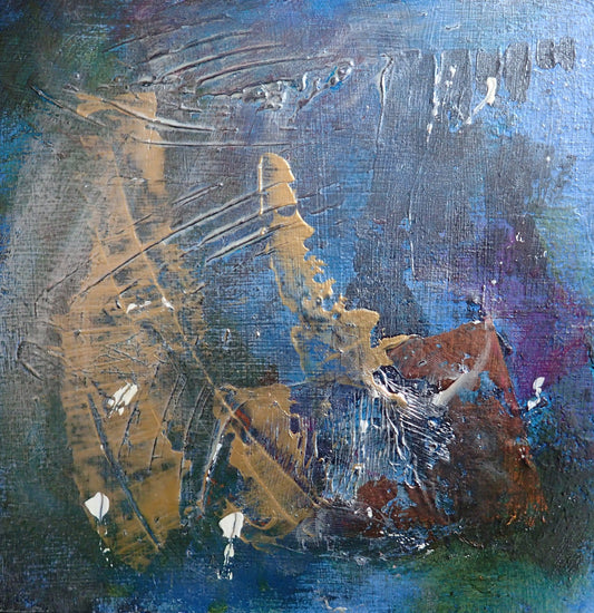 StoriesFromMyTravels - This art is by Kimberli Werner, abstract expressionist artist, based in the UK.