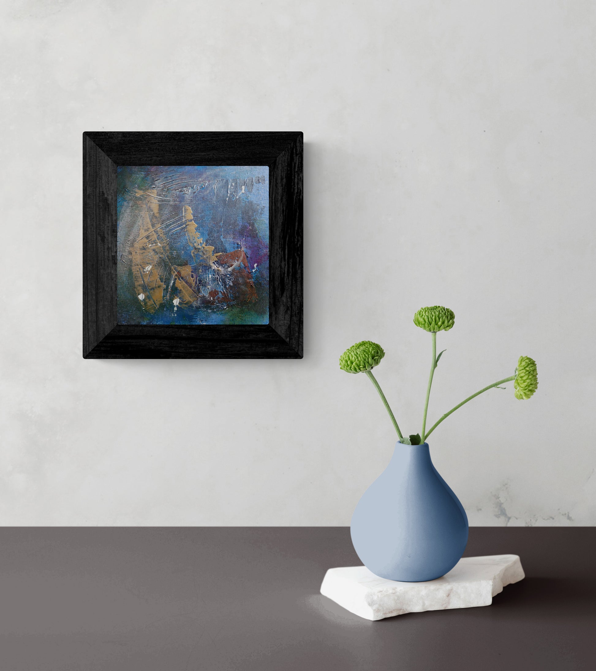 StoriesFromMyTravels - This art is by Kimberli Werner, abstract expressionist artist, based in the UK.
