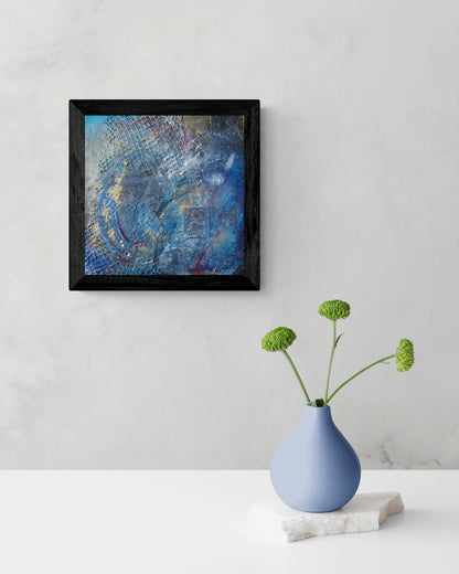 This art is by Kimberli Werner, abstract expressionist artist, based in the UK.