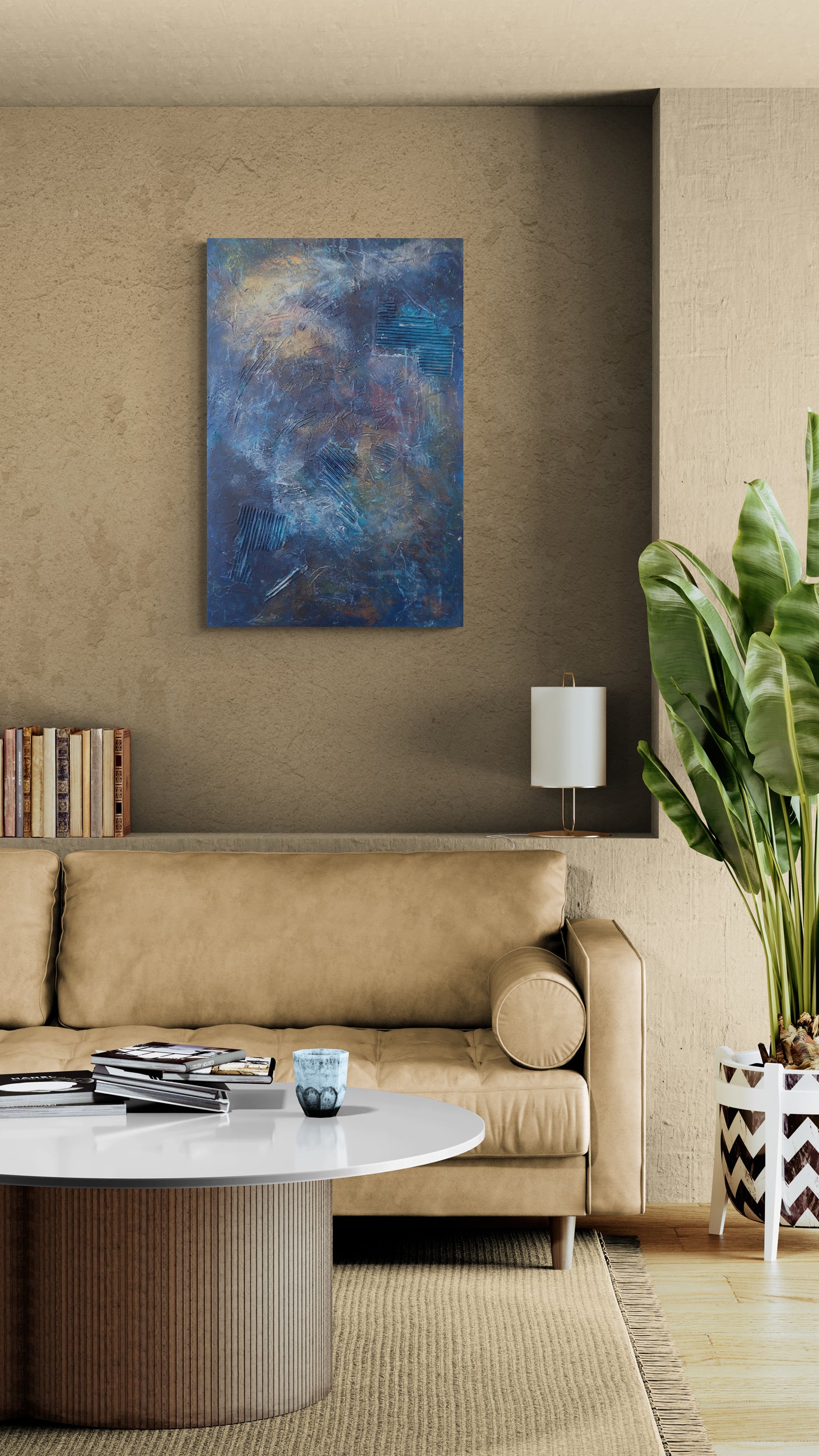 The Space Between - This art is by Kimberli Werner, abstract expressionist artist, based in the UK.