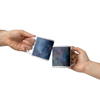 "The Space Between", White glossy mug