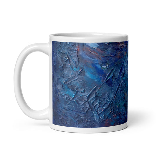 "The Wildest of the Wind", White glossy mug