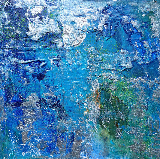'Blue Winter Skies', original painting