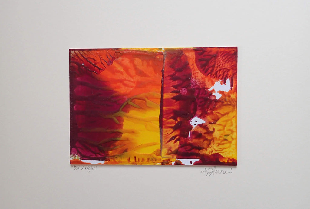 'Solid Light', Original monotype