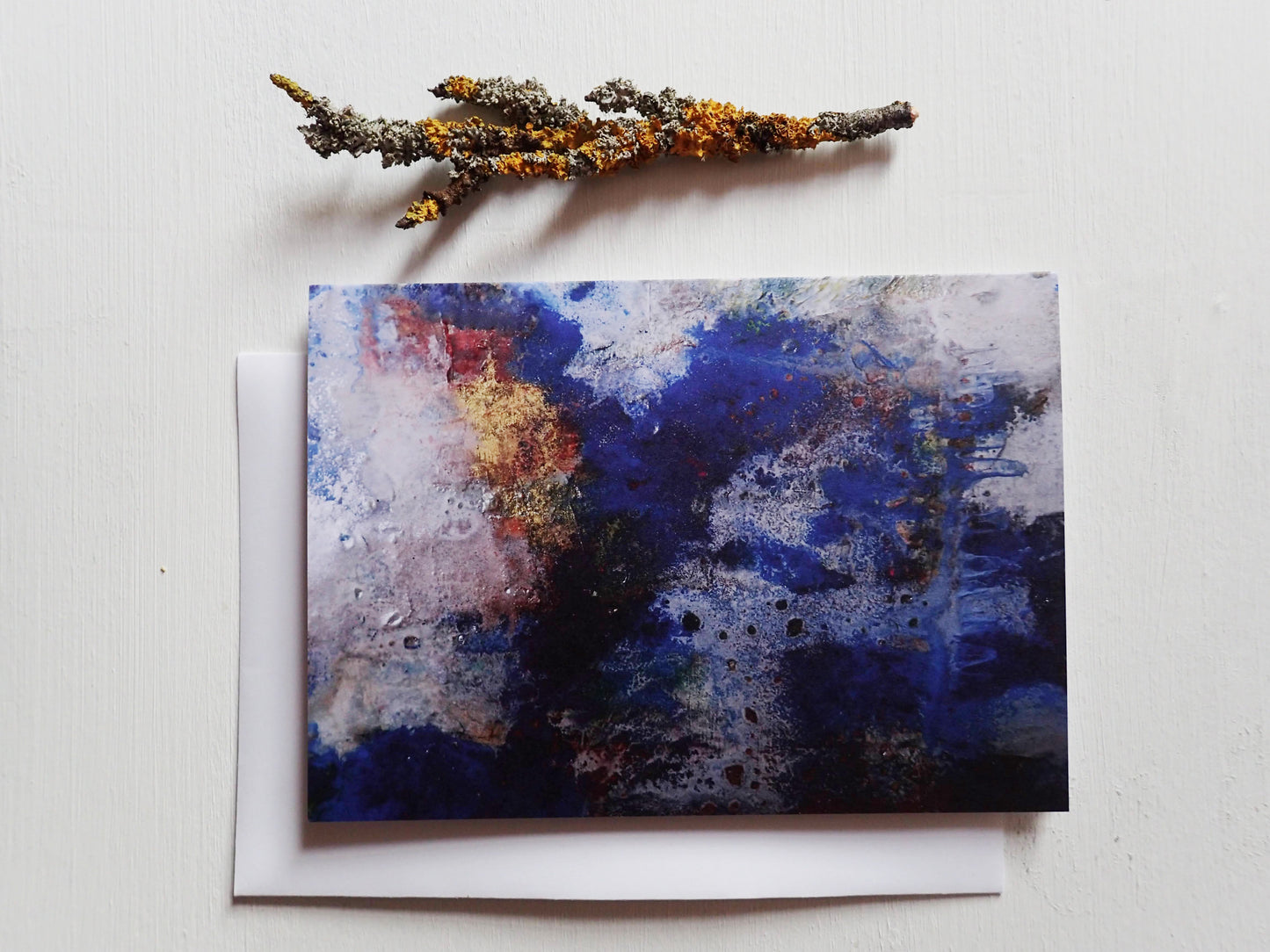Calm - pack of 5 greetings cards - These greetings cards were printed from original art by Kimberli Werner, abstract expressionist artist, based in the UK.